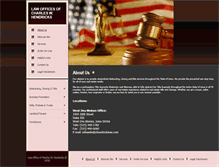 Tablet Screenshot of chendrickslaw.com